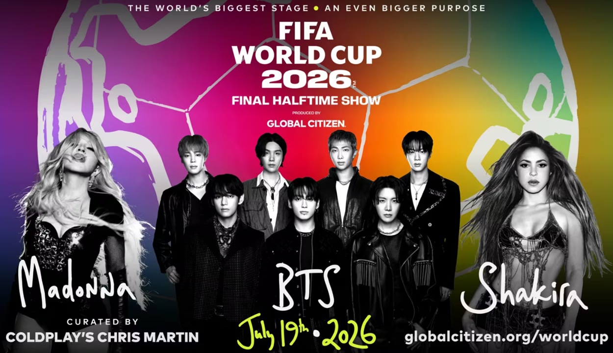 Madonna, Shakira y BTS protagonizarán el show de medio tiempo en la final del Mundial 2026