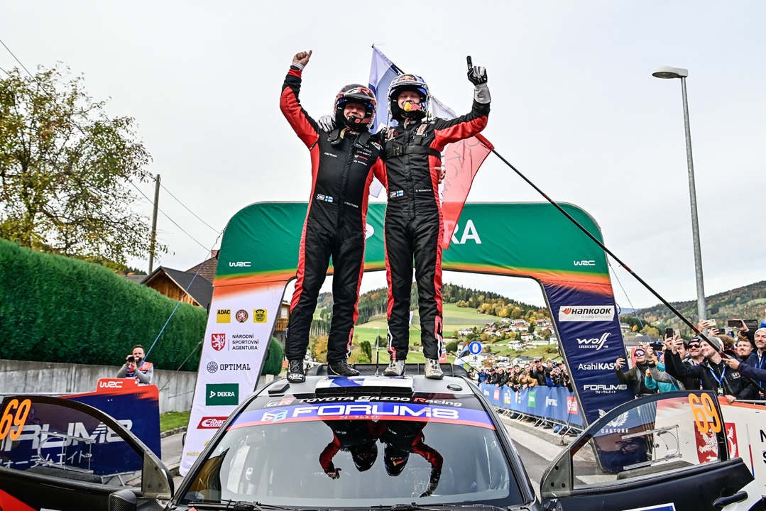 Kalle Rovanpera gana el Rally de Europa Central y aprieta la pelea por el título