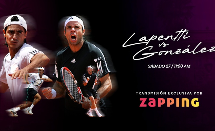 Nicolás Lapentti y Fernando González vuelven a la cancha en un partido imperdible, por Zapping
